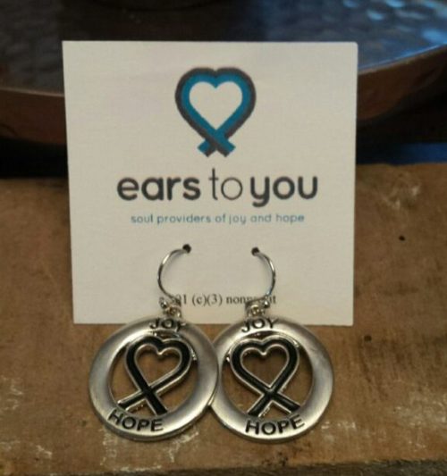 Heart Ribbon signature earrings